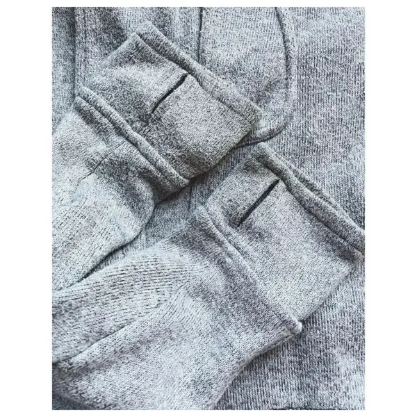 Avalanche Grey Women’s Cozy Athletic Running Sweatshirt Full Zip Jacket SZ XL - Image 4
