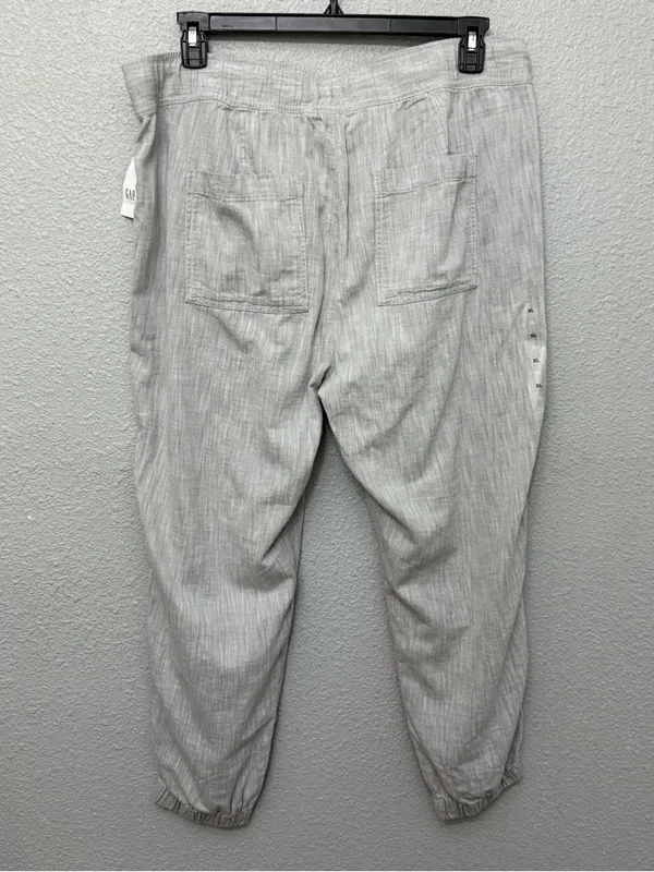 NWT GAP Cotton Heathered Gray Joggers Size XL - Image 2