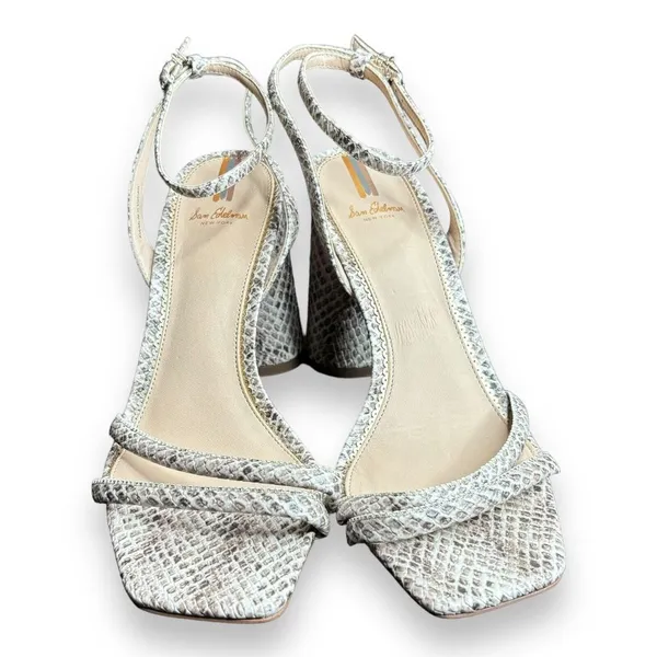 Sam‎ Edelman Women Silver Heels Sz 10 - Image 2