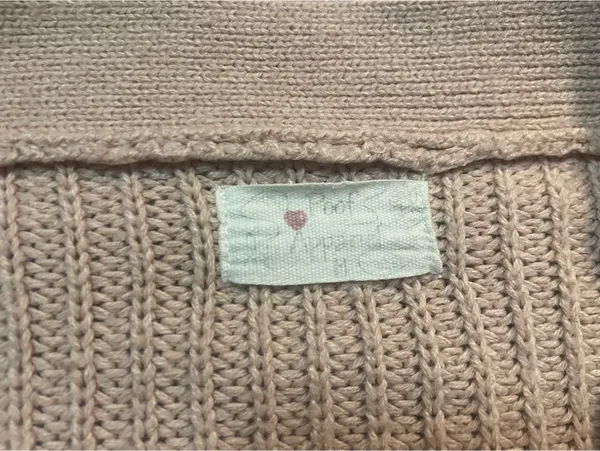Women’s pink button up cardigan Size M - Image 2