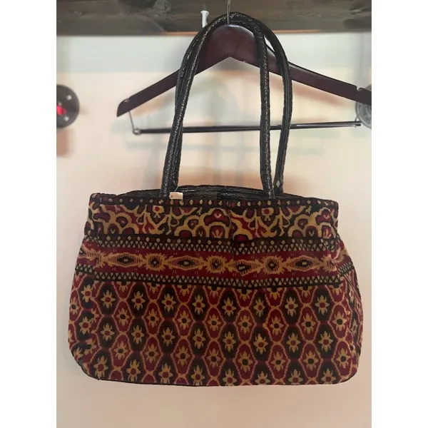 Coldwater Creek Indian‎ Tapestry Tote Purse NWT - Image 3