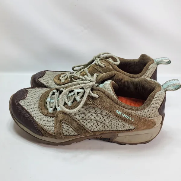 Merrell Shoes Womens 8.5 Chocolate Chip Egg Shell Hiking J123849C Brown‎ Fabric - Image 2