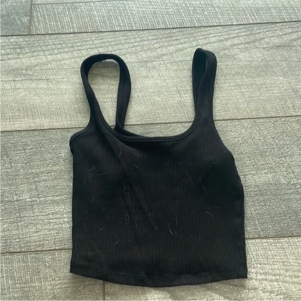 Tilly's Destined Size XS Black Crop Top Tank Top. - Image 4
