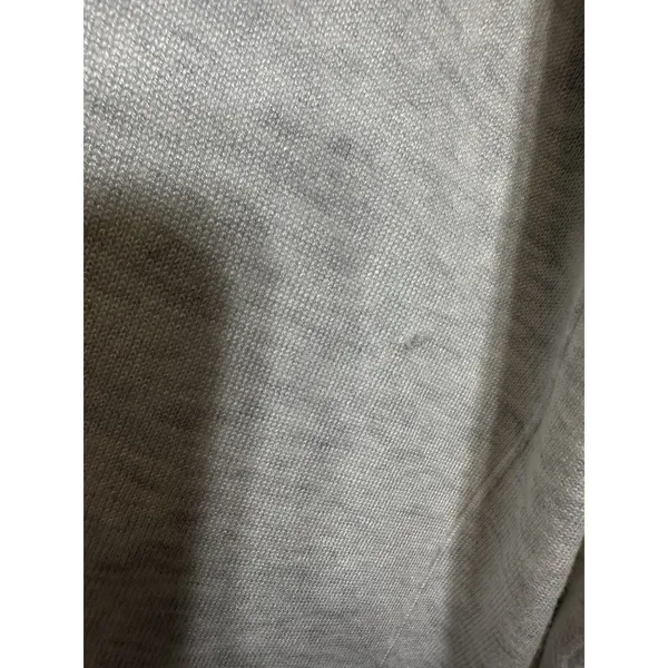Verve Ami Sweater Asymmetrical Hem Long Sleeves Womens Size Medium Light Gray - Image 6