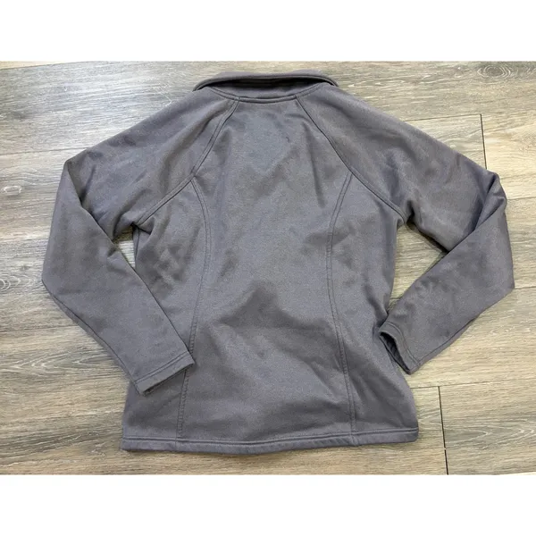 The North Face Women’s Large Gray Full Zip Fleece Jacket Outdoor Hiking - Image 5