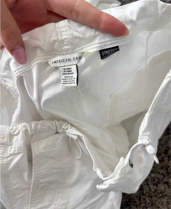 American Eagle Cargo Pants White - Image 6