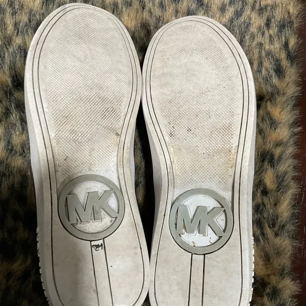 MICHAEL‎ KORS MONOGRAMMED SLIP ON SNEAKERS - Image 6