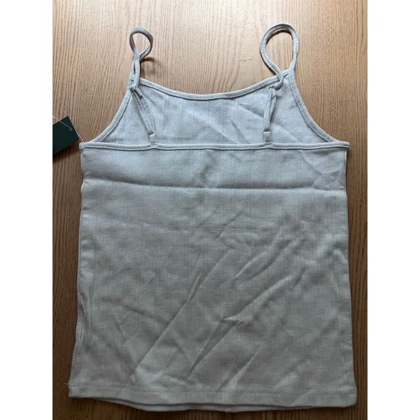 New Women’s Wild Fable Tank Top Lightweight Stretchy Light Gray size Small - Image 3