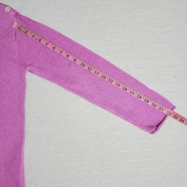 Lauren Ralph Lauren Light‎ Pink Cable Knit Pullover Sweater. Size: XL - Image 7