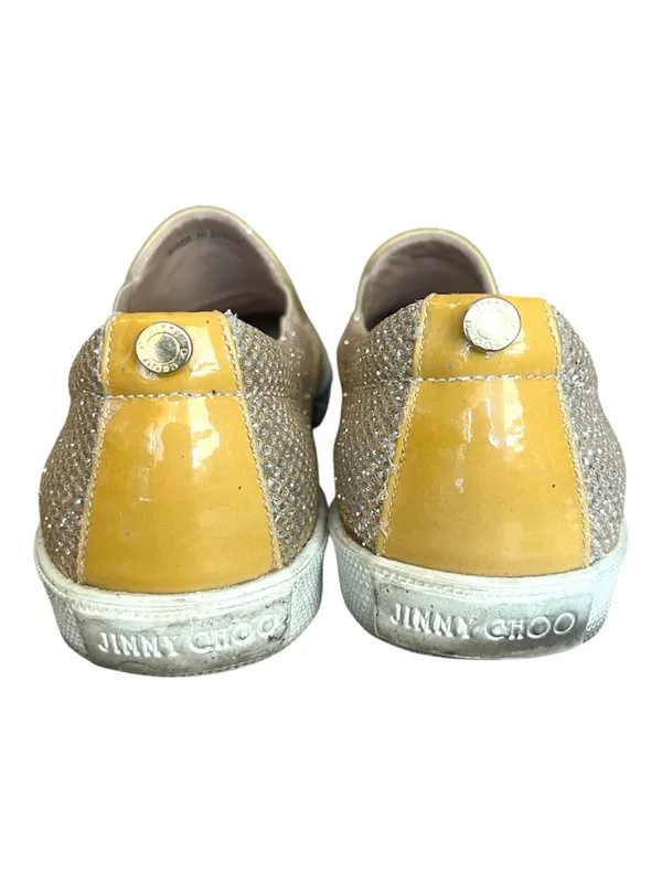 Jimmy Choo Crystal Slip-On Sneakers – Size 37.5 - Image 6