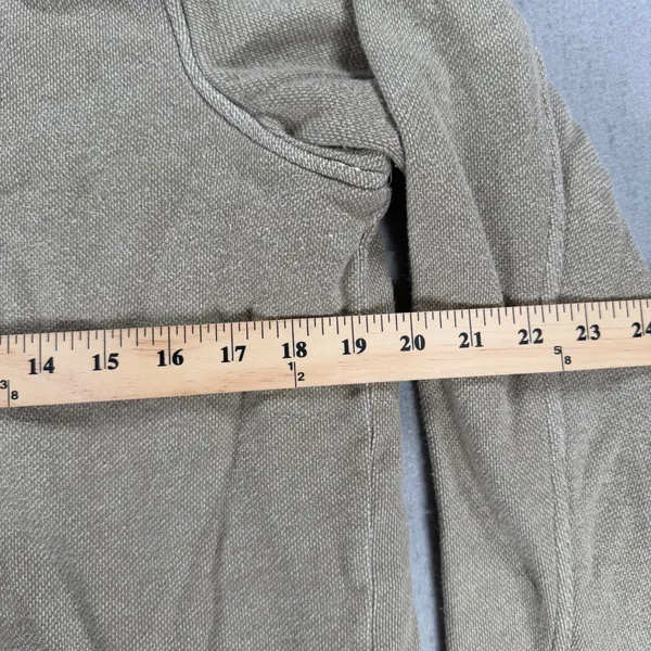 Y2K Roxy Beautiful Adventure Sherpa Lined Full Zip Hoodie Tan Khaki Womens Large - Image 4