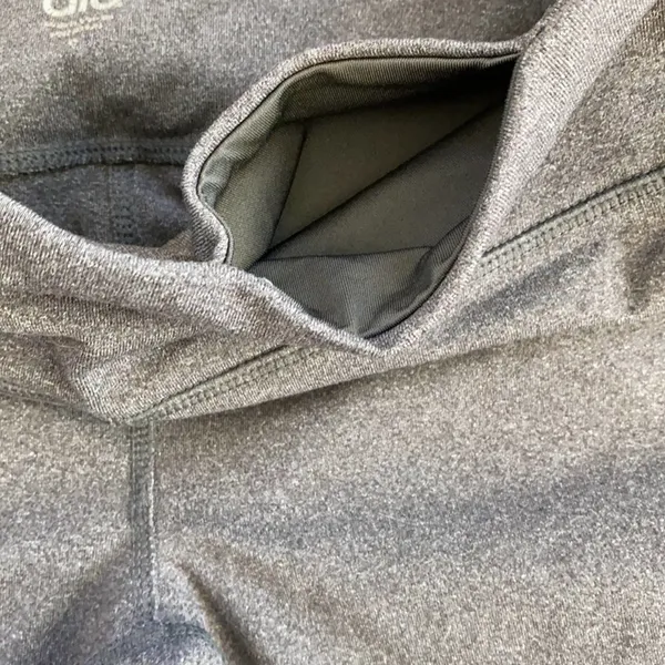 Alo Grey Moto Leggings Size: S - Image 3