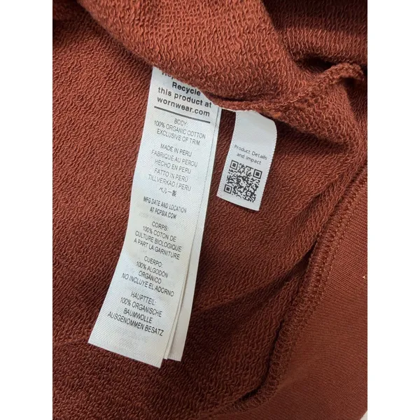 Patagonia Regenerative Organic Cotton Crew Sweatshirt Dried Vanilla Medium NWT - Image 7