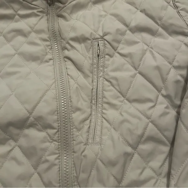Women’s Columbia Interchange Quilted Tan Brown Jacket Medium - Image 4