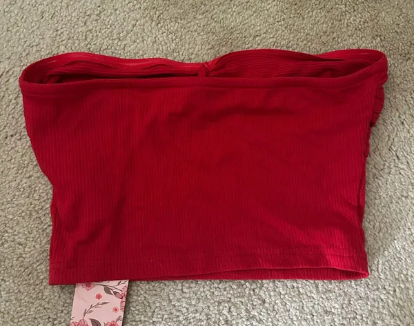 Red Tube Top Shein - Image 2