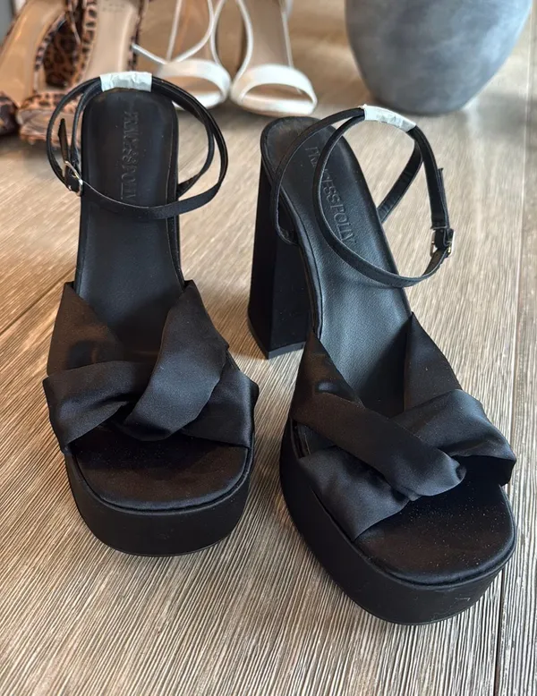 Black Princess Polly heels - Image 2