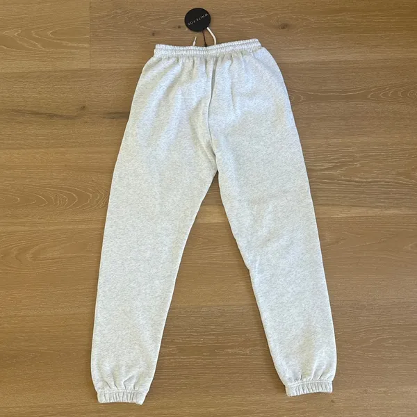 White Fox Comfort Club Sweatpants Mist Size S in Gray Pink - Image 5