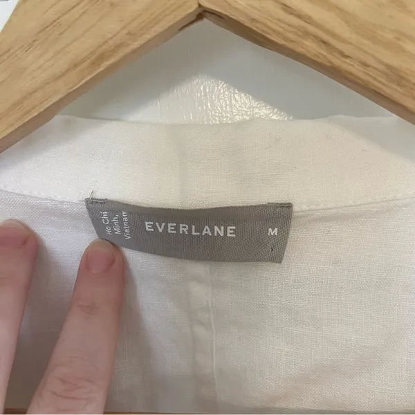 Linen Workwear button down shirt - Image 4