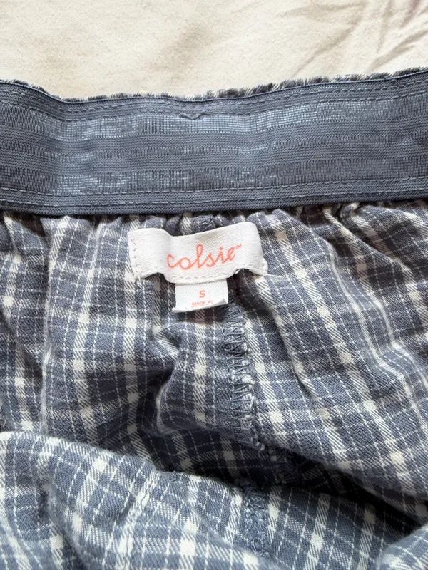 Colsie Women’s Plaid Boxer Shorts - Image 3