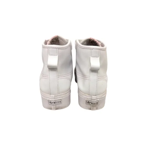 Adidas Shoes Nizza Platform Mid "White Iridescent" Sneaker Women's 6.5 - Image 4