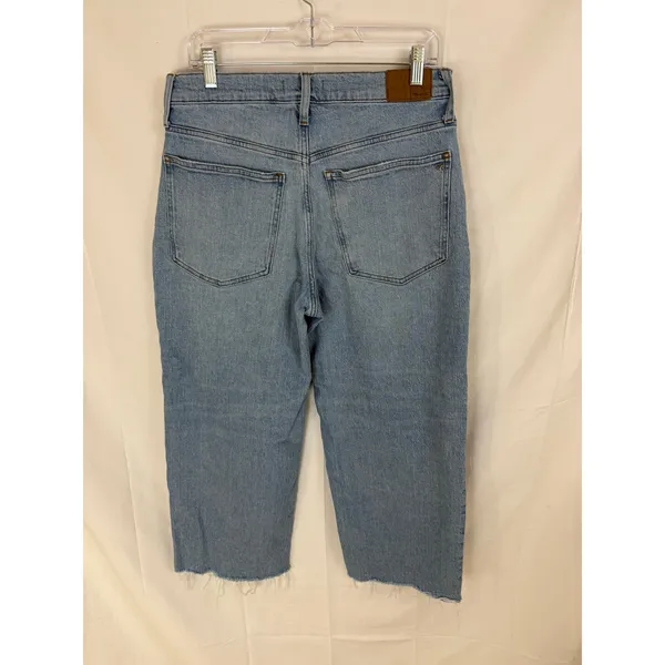 Madewell the Perfect vintage wide leg crop jean size 30 light wash - Image 2