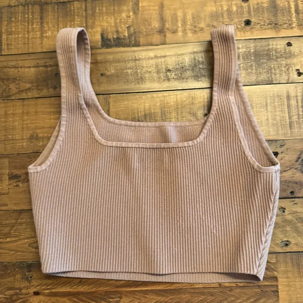 ARITZIA | BABATON Sculpt Knit Squareneck‎ Cropped Tank - Image 3