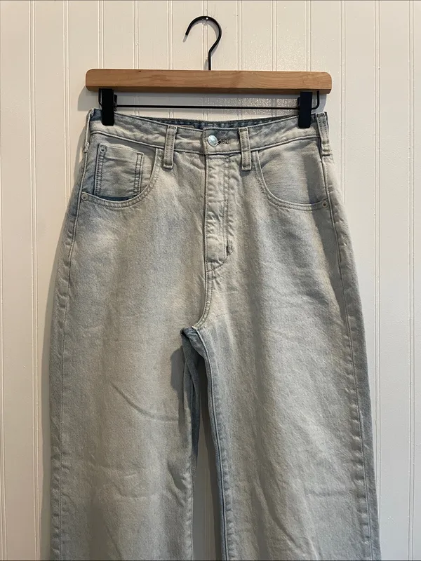 ANTHROPOLOGIE | PILCRO The Joey High-Rise Relaxed Jeans Light Wash Denim Size 25 - Image 7