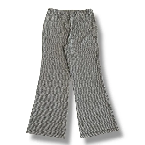 Max Studio London‎ Women’s Large Pants Houndstooth Wide Leg Stretch Trousers - Image 8