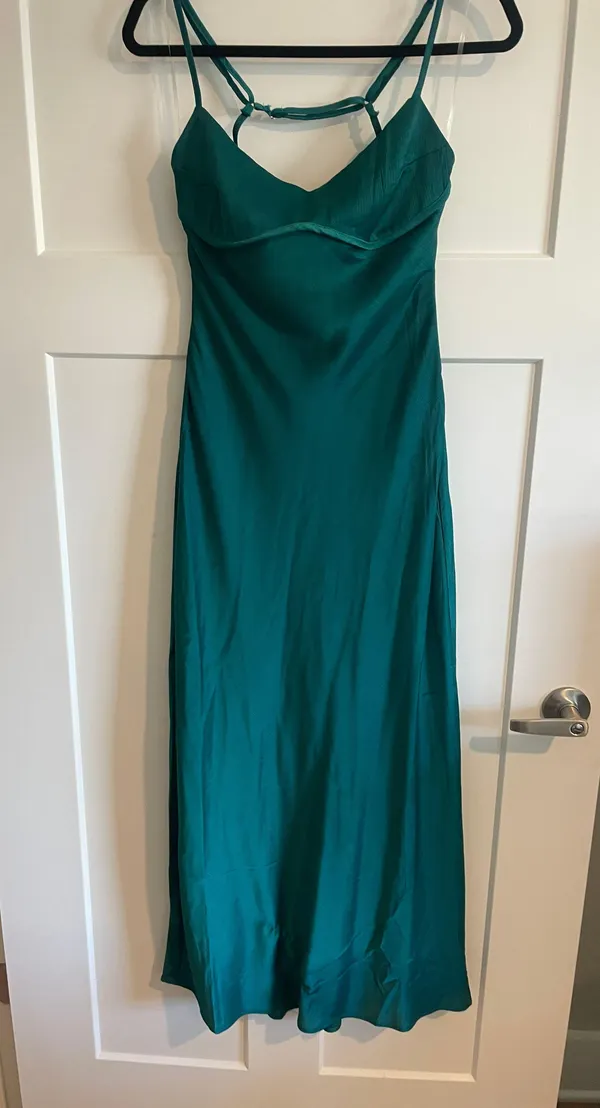 Teal Dress Green Size M - Image 2