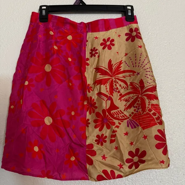 Farm Rio wrap slip mini skirt - Image 6
