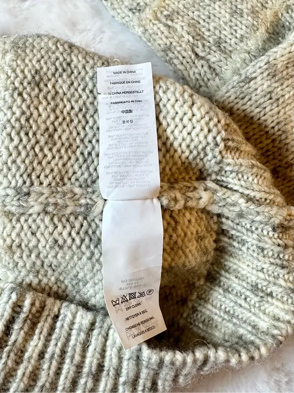 J CREW Merino Wool Blend Striped Crewneck Mohair Gray & White Long Sleeve XS - Image 7
