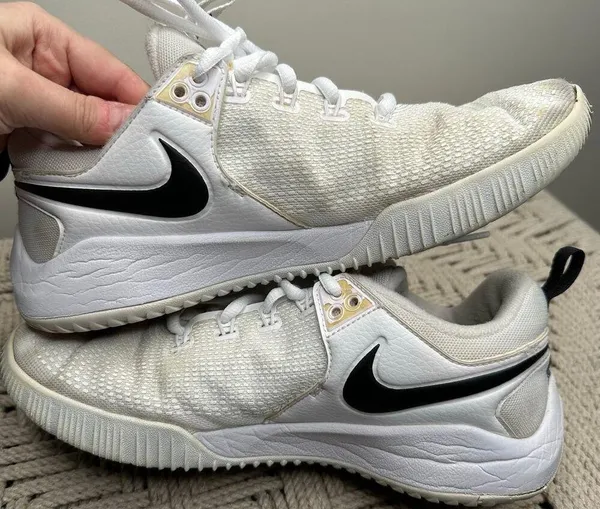 Nike: White Volleyball Sneakers - Image 2