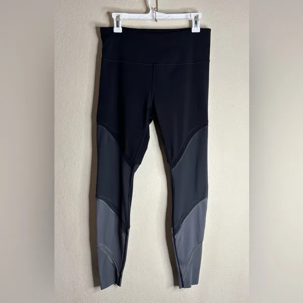 Lululemon Colour Me Ombre Tight 28" Black/Obsidian/ Titanium size 10 - Image 3
