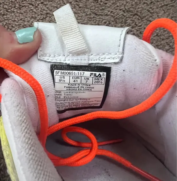 FILA Disruptor II Neon Chunky Sneakers - Image 11