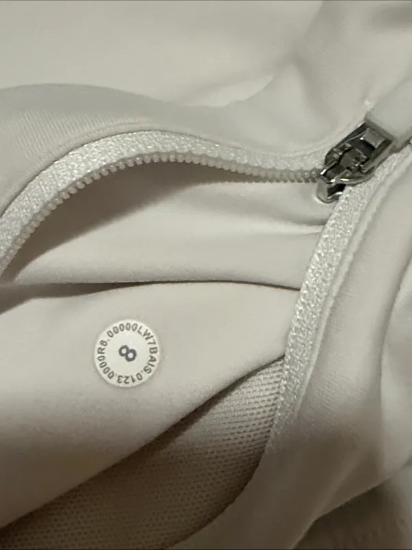 lululemon athletica white athletic Shorts with Built-In Liner - Image 2