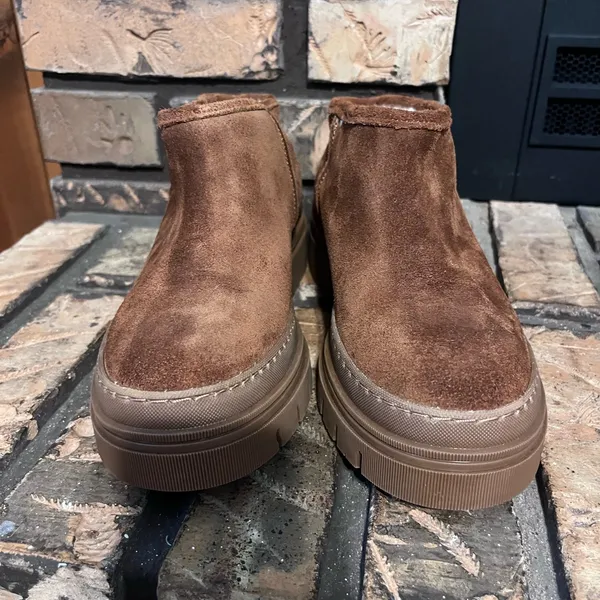 Cruza Chestnut Brown Women’s Suede Ankle Boots‎ NEW Size 37 - Image 3
