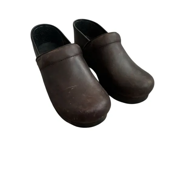 Dansko Professional Antique Brown Oiled Clog 38 - Image 2