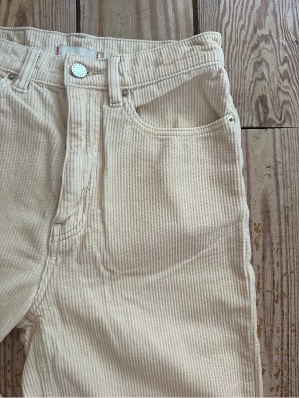 BDG High & Wide Corduroy Pants Size 26 - Image 2