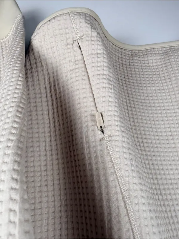 Lululemon Waffle-Knit Crewneck Long-Sleeve Shirt Mojave Tan / Bon size 8 - Image 4
