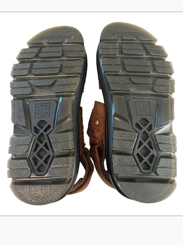 DR. MARTENS Zebzag Leather Sandal, Brown, Size 9, NWOT DISPLAY PAIR - Image 14