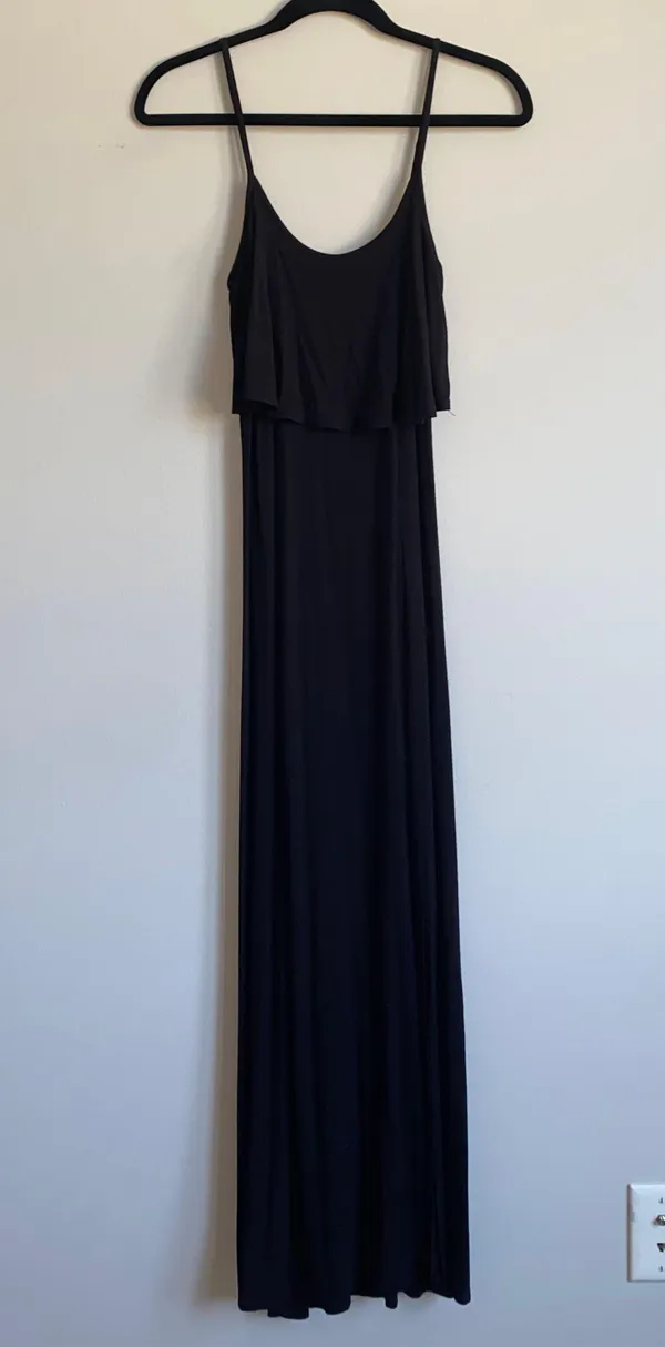 Charlotte Russe Black Ruffle Maxi Dress - Image 5