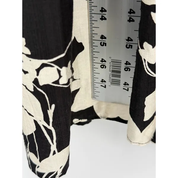 Baltic Born Aita Maxi Dress Black Ivory Floral Tiered Maternity Friendly Size L - Image 10