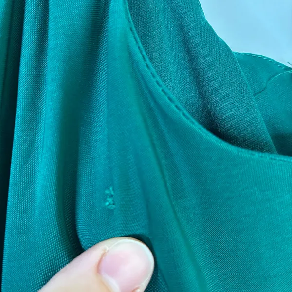 Premier Amour Emerald Green Sleeveless Full Length Dress NWT Womens 2 **FLAW - Image 4