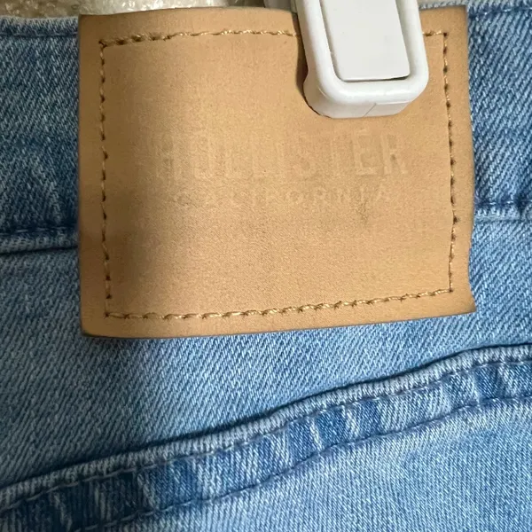Hollister Women's Light Blue Slim Straight‎ Leg Jeans size w 29 L 30 - Image 2