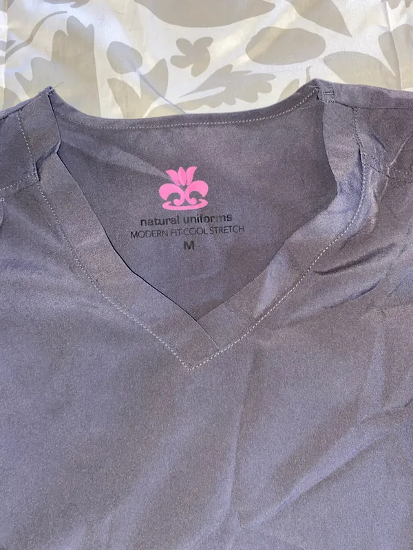 Amazon Natural Uniform Gray Scrubs Set - Image 3