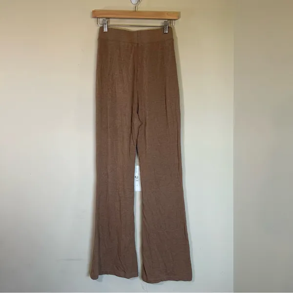 Risen Brown Wide Leg Lounge Pants Women's‎ Small Neutral - Image 2