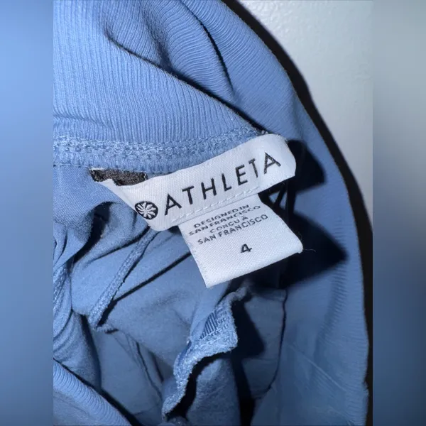 Athleta Lots Slim Tapered Crop Pants‎ Blue Size 4 - Image 5