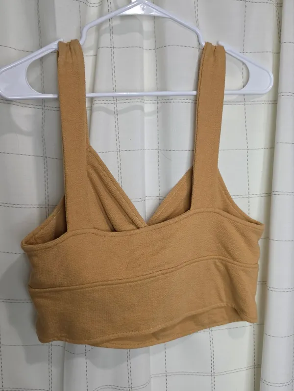 Madewell Cutout Knot-Front Crop Tank Top - Image 3