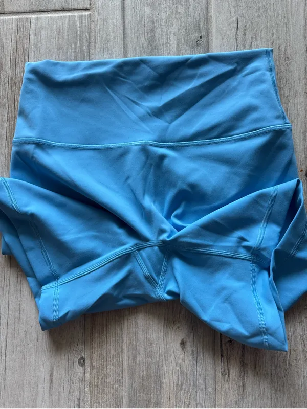 Lululemon Wunder Train No Line High-Rise Short 6" In Ocean Wave Size 8 NWOT - Image 7