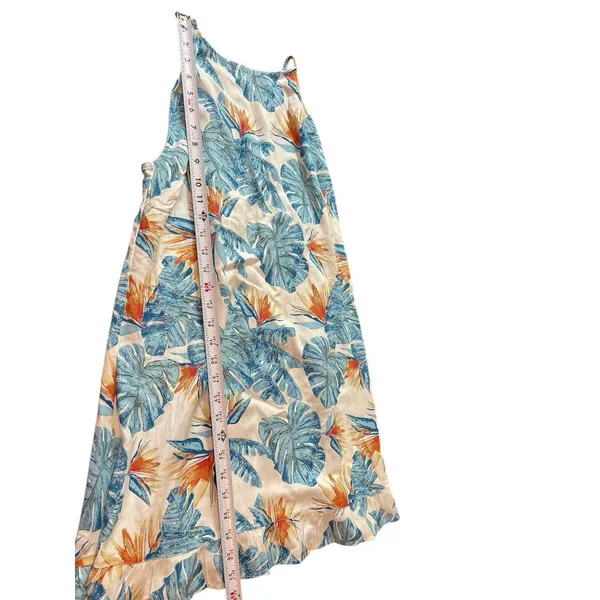 Roxy Halter Sleeveless Tropical Beach Palm Leaf Floral Mini Dress XS NWT - Image 11